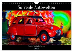 Cover-Bild zum Titel 'Surreale Autowelten (Wandkalender 2026 DIN A4 quer), CALVENDO Monatskalender' von 'Jean-Louis Glineur DeVerviers'