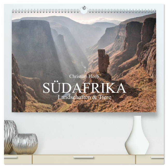 Südafrika / Landschaften & Tiere / Christian Heeb (hochwertiger Premium Wandkalender 2026 DIN A2 quer), Kunstdruck in Hochglanz - Christian Heeb