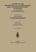 Cover-Bild zum Titel 'Handbuch der Ernährung und des Stoffwechsels der Landwirtschaftlichen Nutztiere als Grundlagen der Fütterungslehre' von ''