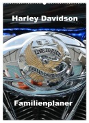Cover-Bild zum Titel 'Harley Davidson Familienplaner (Wandkalender 2027 DIN A2 hoch), CALVENDO Monatskalender' von 'Thomas Bartruff'