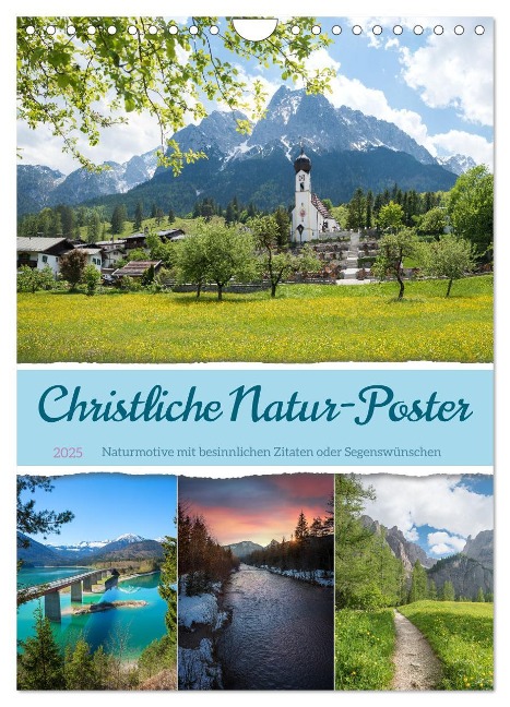 Christliche Natur-Poster (Wandkalender 2025 DIN A4 hoch), CALVENDO Monatskalender - SusaZoom SusaZoom