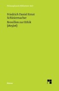 Cover-Bild zum Titel 'Brouillon zur Ethik (1805/06)' von 'Friedrich Schleiermacher'