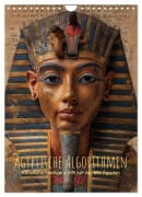 Cover-Bild zum Titel 'Ägyptische Algorithmen - Künstliche Intelligenz trifft auf das alte Ägypten (Wandkalender 2026 DIN A4 hoch), CALVENDO Monatskalender' von 'Artefacti Artefacti'