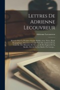 Cover-Bild zum Titel 'Lettres De Adrienne Lecouvreur' von 'Adrienne Lecouvreur'