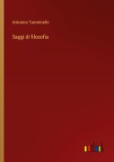 Cover-Bild zum Titel 'Saggi di filosofia' von 'Antonino Tumminello'