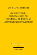 Cover-Bild zum Titel 'Die Kooperationsvereinbarungen der Sekretariate multilateraler Umweltschutzübereinkommen' von 'Ayse-Martina Böhringer'