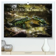 Cover-Bild zum Titel 'Glückliche Frösche (hochwertiger Premium Wandkalender 2026 DIN A2 quer), Kunstdruck in Hochglanz' von 'Kathrin Gawlik'