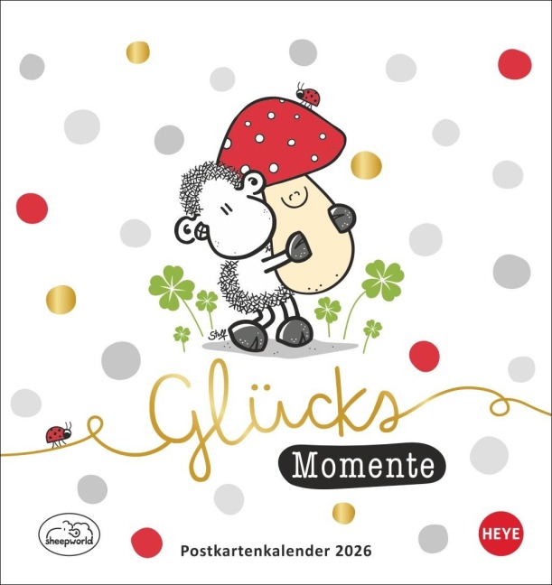 sheepworld Postkartenkalender 2026 - 