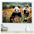 Großer Pandabär (hochwertiger Premium Wandkalender 2025 DIN A2 quer), Kunstdruck in Hochglanz - Claudia Kleemann