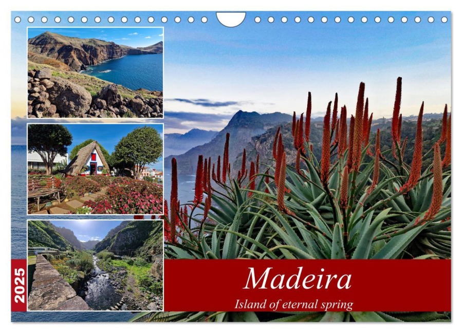 Madeira island of eternal spring (Wall Calendar 2025 DIN A4 landscape), CALVENDO 12 Month Wall Calendar - Claudia Kleemann