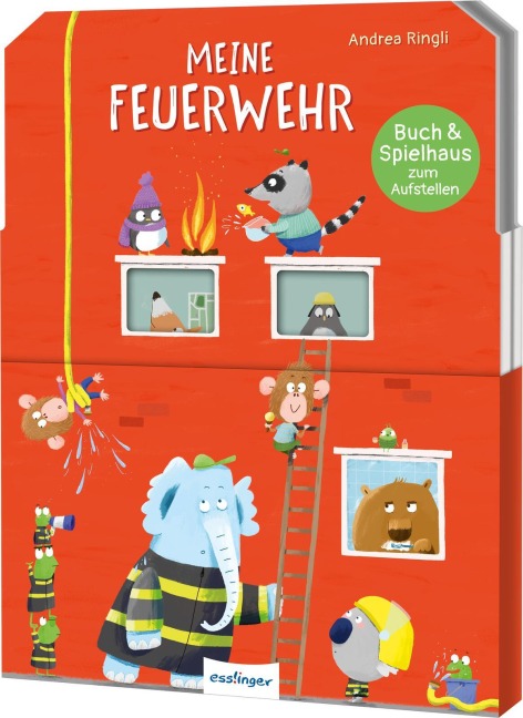 Buch & Spielhaus zum Aufstellen: Meine Feuerwehr - 