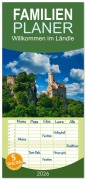 Cover-Bild zum Titel 'Familienplaner 2026 - Willkommen im Ländle mit 5 Spalten (Wandkalender, 21 x 45 cm) CALVENDO' von 'Klaus-Peter Huschka'