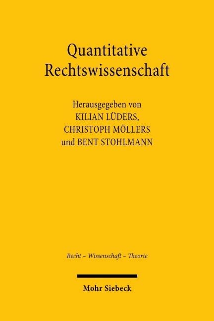 Quantitative Rechtswissenschaft - 