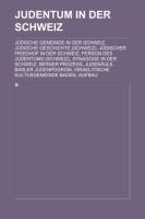 Judentum in der Schweiz - 
