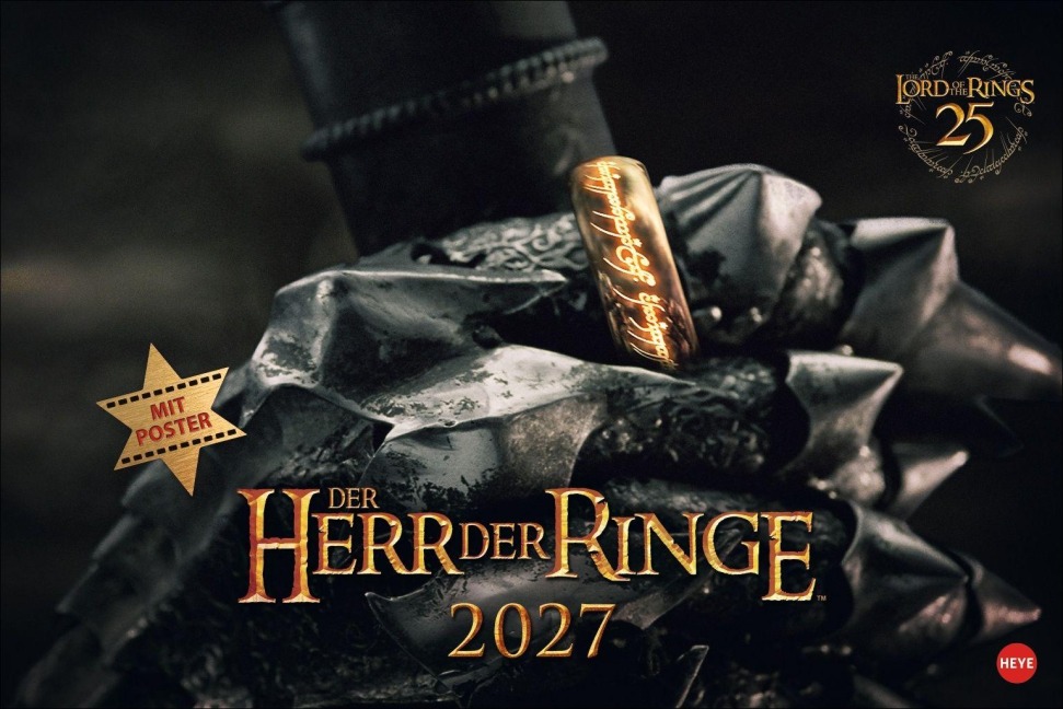 Der Herr der Ringe Broschur XL Kalender 2027 - 