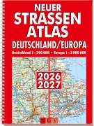 Cover-Bild zum Titel 'Neuer Straßenatlas Deutschland/Europa 2026/2027' von ''