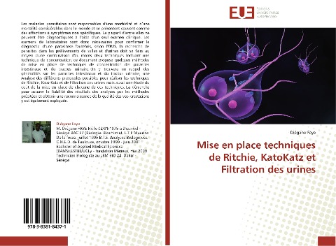 Mise en place techniques de Ritchie, KatoKatz et Filtration des urines - Diégane Faye