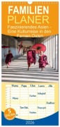 Familienplaner 2026 - Faszinierendes Asien - Eine Kulturreise in den Fernen Osten mit 5 Spalten (Wandkalender, 21 x 45 cm) CALVENDO - Matteo Colombo
