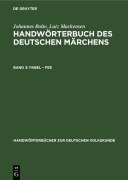 Cover-Bild zum Titel 'Fabel - Fee' von 'Johannes Bolte, Lutz Mackensen'