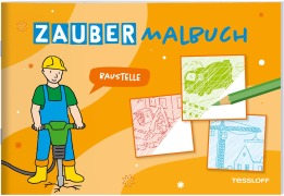 Cover-Bild zum Titel 'Zaubermalbuch. Baustelle' von ''