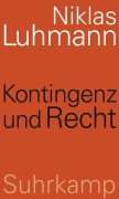 Cover-Bild zum Titel 'Kontingenz und Recht' von 'Niklas Luhmann'