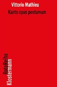 Cover-Bild zum Titel 'Kants opus postumum' von 'Vittorio Mathieu'