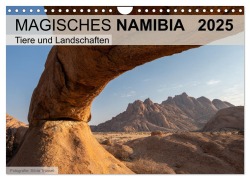 Magisches Namibia - Tiere und Landschaften (Wandkalender 2025 DIN A4 quer), CALVENDO Monatskalender - Silvia Trüssel