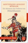 Cover-Bild zum Titel 'Die Abenteuer des Freiherrn von Münchhausen' von 'Gottfried August Bürger'