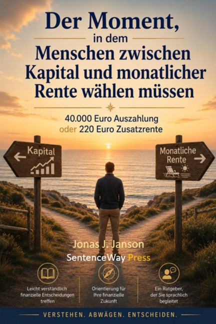 Der Moment, in dem Menschen zwischen Kapital und monatlicher Rente wählen müssen - Jonas J. Janson