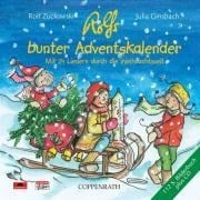 Rolfs bunter Adventskalender. CD mit Buch - Rolf Zuckowski, Julia Ginsbach