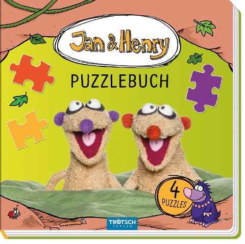 Trötsch Jan und Henry Puzzlebuch mit 4 Puzzle - 