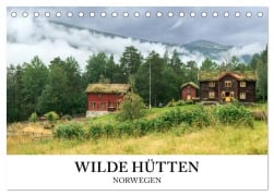 Wilde Hütten Norwegen (Tischkalender 2025 DIN A5 quer), CALVENDO Monatskalender - Wildeyes Wildeyes