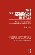 Cover-Bild zum Titel 'The Co-operative Movement in Italy' von 'E. A. Lloyd'