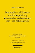 Cover-Bild zum Titel 'Durchgriffs- und Existenzvernichtungshaftung im deutschen und russischen Sach- und Kollisionsrecht' von 'Adel Aukhatov'