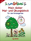 LernSpielZwerge - Mein dicker Mal- und Übungsblock für den Kindergarten - 