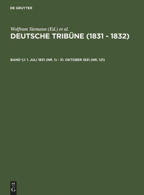 1. Juli 1831 (Nr. 1) - 31. Oktober 1831 (Nr. 121) - 