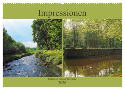 Cover-Bild zum Titel 'Impressionen - Gütersloh entlang der Dalke (Wandkalender 2026 DIN A2 quer), CALVENDO Monatskalender' von 'Beate Gube'