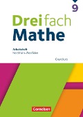 Dreifach Mathe 9. Schuljahr Grundkurs. Nordrhein-Westfalen - Arbeitsheft mit Lösungen - 