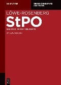 Löwe-Rosenberg. Die Strafprozeßordnung und das Gerichtsverfassungsgesetz §§ 464-500, EGStPO - 