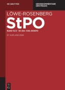 Cover-Bild zum Titel 'Löwe-Rosenberg. Die Strafprozeßordnung und das Gerichtsverfassungsgesetz §§ 464-500, EGStPO' von ''
