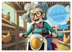 Cover-Bild zum Titel 'Kinderlieder - In Bildern (Wandkalender 2025 DIN A4 quer), CALVENDO Monatskalender' von 'Sell Pixs:Sell'