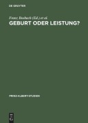 Cover-Bild zum Titel 'Geburt oder Leistung?' von ''