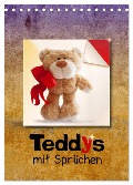 Teddys mit Sprüchen (Tischkalender 2024 DIN A5 hoch), CALVENDO Monatskalender - Iboneby Joy
