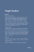 Cover-Bild zum Titel 'Hegel-Studien Band 20' von ''