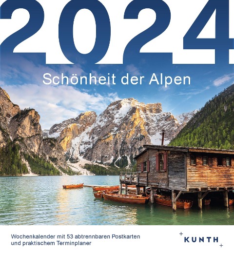 Schönheit der Alpen - KUNTH Postkartenkalender 2024 - 