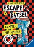 Cover-Bild zum Titel 'Ravensburger Escape Rätsel - Kammer der Geheimnisse' von 'Anne Scheller'