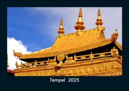 Cover-Bild zum Titel 'Tempel 2025 Fotokalender DIN A5' von 'Tobias Becker'
