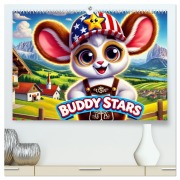 Cover-Bild zum Titel 'Buddy Stars - Abenteuer für Kinder (hochwertiger Premium Wandkalender 2026 DIN A2 quer), Kunstdruck in Hochglanz' von 'Marco Warstat'