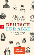 Cover-Bild zum Titel 'Deutsch für alle' von 'Abbas Khider'