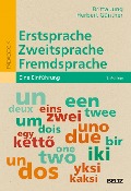 Cover-Bild zum Titel 'Erstsprache, Zweitsprache, Fremdsprache' von 'Britta Jung, Herbert Günther'